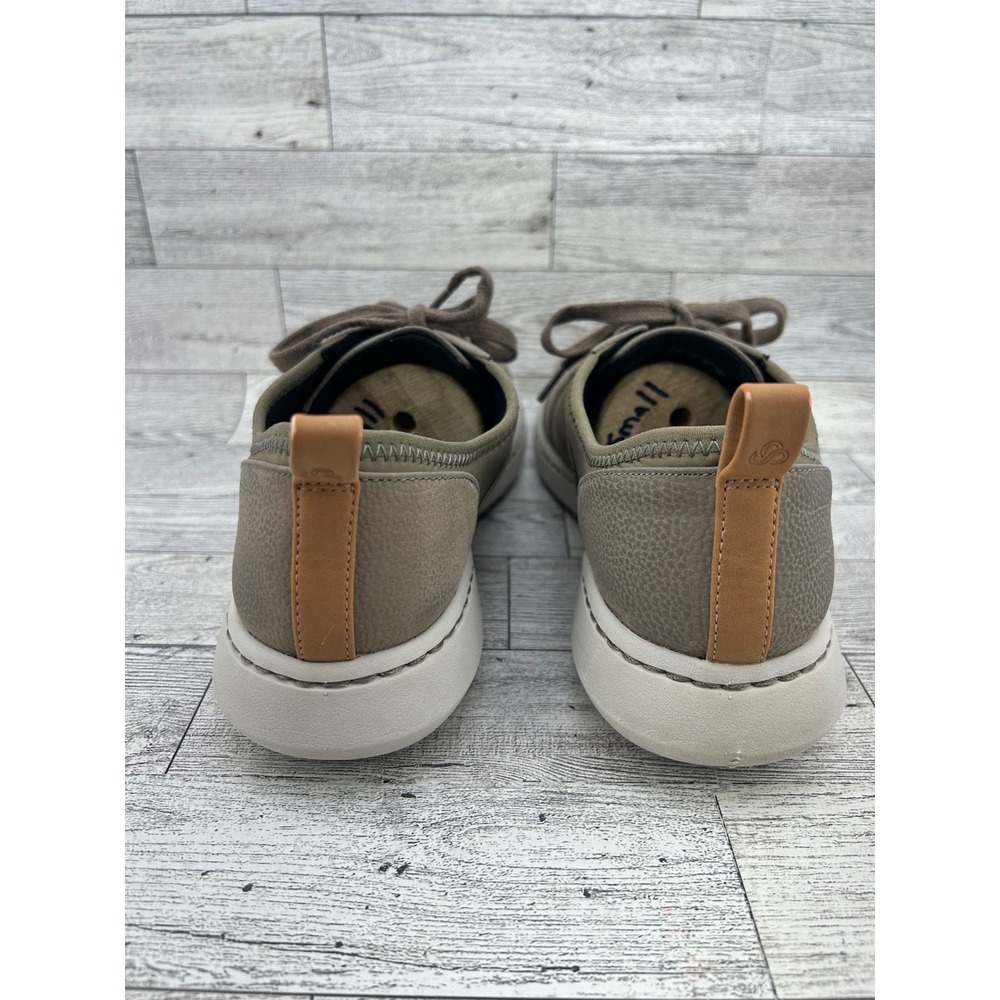 Clarks Cloudsteppers Women Sneakers Taupe Leather Lace Up Casual Comfort Sz 7.5M - Picture 7 of 14